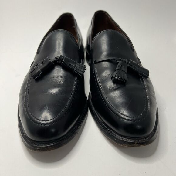 Allen Edmonds Shoes Men’s 12 C Black Grayson Tassel Loafers Leather Dress USA main image 14